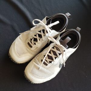 White and Black Athletic Sneakers